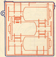 PISTOL STOWAGE BOX END VIEW