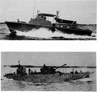 two boats underway