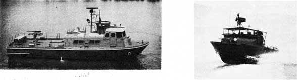 two boats underway