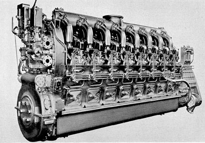Figure 1-9. GM 16-278A, outboard side, control end, right-hand engine.