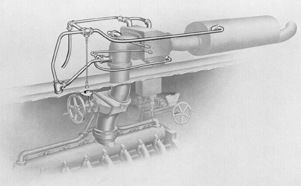 Figure 8-2. Salt water cooling system in superstructure.