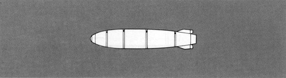 Illustration of Torpedo Mk 40 Test Vehicle