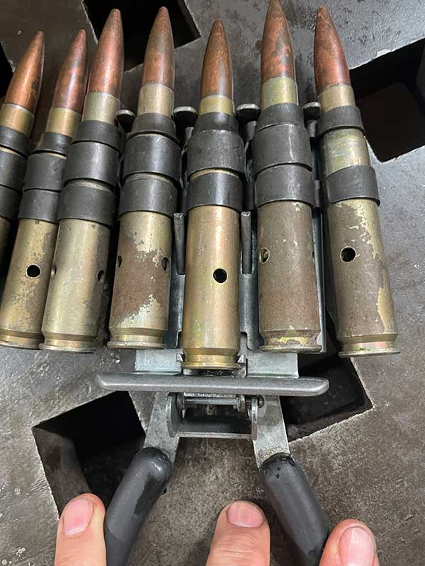 cartridge being pulled out