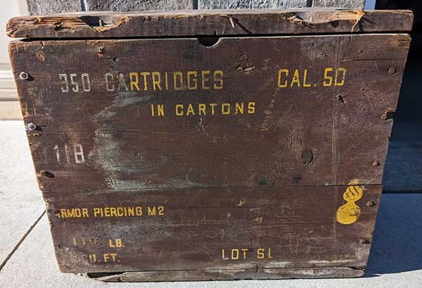wooden box